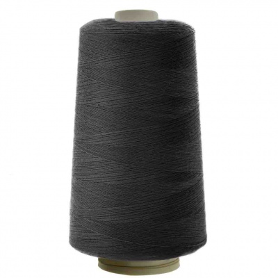 Швейные нитки (армированные) 28S/2, нам. 2 500 м, цвет чёрный - купить в Биробиджане. Цена: 139.91 руб.