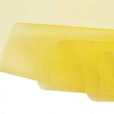 Фатин жесткий 16-68, 22 гр/м2, шир.180см, цвет жёлтый - купить в Биробиджане. Цена 90.20 руб.