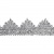 Тесьма металлизированная 0384-0240, шир. 40 мм/уп. 25+/-1 м, цвет серебро - купить в Биробиджане. Цена: 490.74 руб.