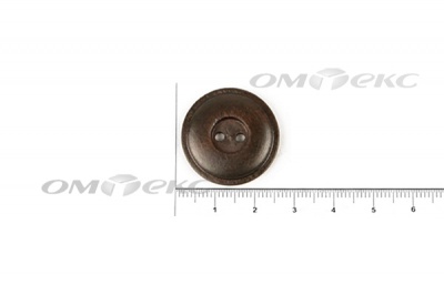 Пуговица деревянная круглая №54 (25мм) - купить в Биробиджане. Цена: 4.12 руб.