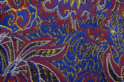 Ткань костюмная жаккард №3, 140 гр/м2, шир.150см, цвет тем.василёк - купить в Биробиджане. Цена 383.30 руб.