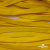 Шнур плетеный (плоский) d-12 мм, (уп.90+/-1м), 100% полиэстер, цв.269 - жёлтый - купить в Биробиджане. Цена: 8.62 руб.