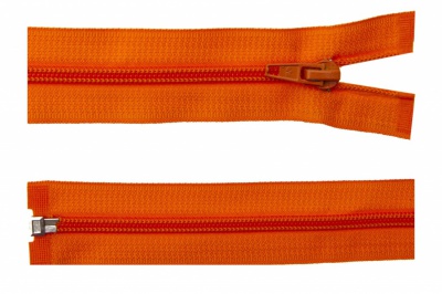 Спиральная молния Т5 849, 50 см, автомат, цвет оранжевый - купить в Биробиджане. Цена: 13.41 руб.
