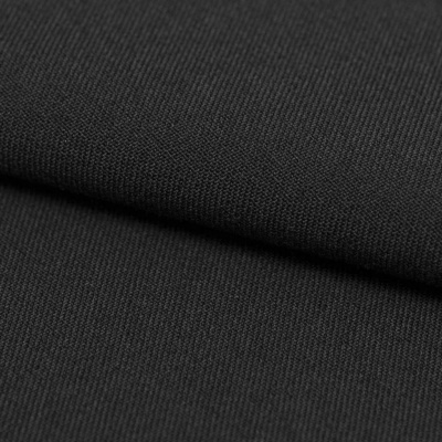 Костюмная ткань с вискозой "Рошель", 250 гр/м2, шир.150см, цвет чёрный - купить в Биробиджане. Цена 438.12 руб.