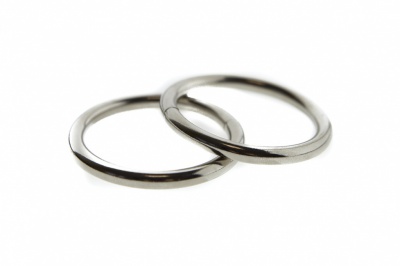 Кольцо металлическое d-38 мм, цв.-никель - купить в Биробиджане. Цена: 4.89 руб.
