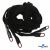 Шнурки #106-01, плоские 130 см, декор.наконечник, цв.чёрный - купить в Биробиджане. Цена: 43.98 руб.