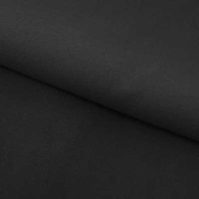 Костюмная ткань "Элис", 200 гр/м2, шир.150см, цвет чёрный - купить в Биробиджане. Цена 306.20 руб.