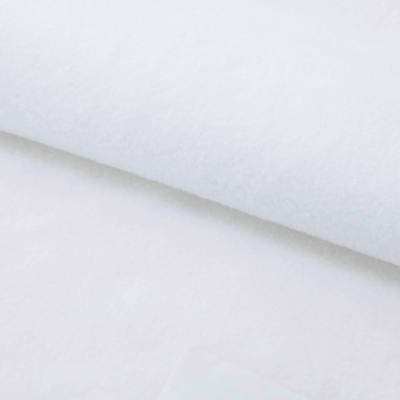 Флис DTY 240 г/м2, White/белый, 150 см (2,77м/кг) - купить в Биробиджане. Цена 640.46 руб.