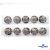 119-02 Кнопки пришивные декоративные металл 25 мм, цв.-никель - купить в Биробиджане. Цена: 30.23 руб.
