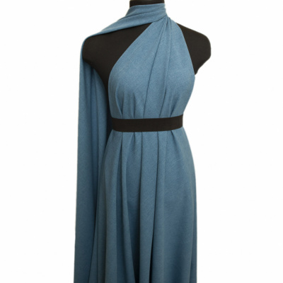 Ткань костюмная габардин "Меланж" 6107А, 172 гр/м2, шир.150см, цвет голубой - купить в Биробиджане. Цена 299.21 руб.
