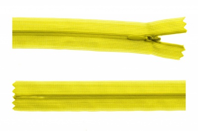 Молния потайная Т3 131, 20 см, капрон, цвет жёлтый - купить в Биробиджане. Цена: 5.12 руб.
