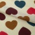 Плательная ткань "Софи" 21.1, 75 гр/м2, шир.150 см, принт сердечки - купить в Биробиджане. Цена 241.49 руб.