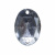 Стразы пришивные акриловые арт.#39/10 - "Кристал", 10х14 мм - купить в Биробиджане. Цена: 0.69 руб.