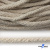 Шнур плетеный d-6 мм круглый, 70% хлопок 30% полиэстер, уп.90+/-1 м, цв.1077-лён - купить в Биробиджане. Цена: 588 руб.