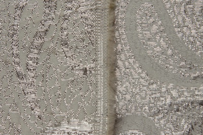 Ткань костюмная жаккард, 135 гр/м2, шир.150см, цвет белый№19 - купить в Биробиджане. Цена 441.94 руб.