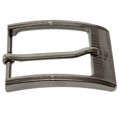 Пряжка металлическая для мужского ремня SC035#7 (шир.ремня 40 мм), цв.-тем.никель - купить в Биробиджане. Цена: 43.93 руб.