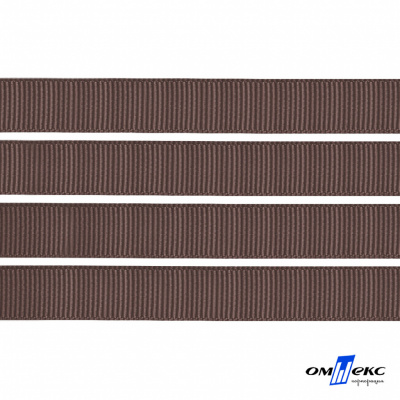 Репсовая лента 005, шир. 6 мм/уп. 50+/-1 м, цвет коричневый - купить в Биробиджане. Цена: 88.45 руб.