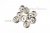 Кнопки пришивные 30 мм никель - купить в Биробиджане. Цена: 18.68 руб.