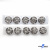 119-01 Кнопки пришивные декоративные металл 21 мм, цв.-никель - купить в Биробиджане. Цена: 21.54 руб.