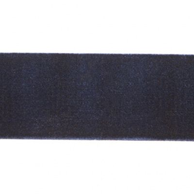 Лента бархатная нейлон, шир.25 мм, (упак. 45,7м), цв.180-т.синий - купить в Биробиджане. Цена: 800.84 руб.