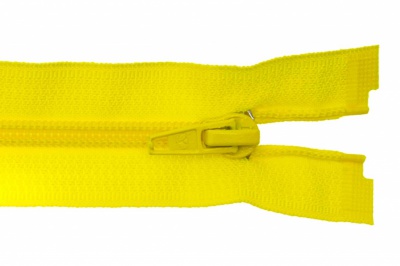 Спиральная молния Т5 131, 90 см, автомат, цвет жёлтый - купить в Биробиджане. Цена: 14.20 руб.