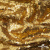 Трикотажное полотно, Сетка с пайетками,188 гр/м2, шир.140 см, цв.-тем.золото (#51) - купить в Биробиджане. Цена 505.15 руб.