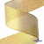 Лента металлизированная "ОмТекс", 50 мм/уп.22,8+/-0,5м, цв.- золото - купить в Биробиджане. Цена: 149.71 руб.