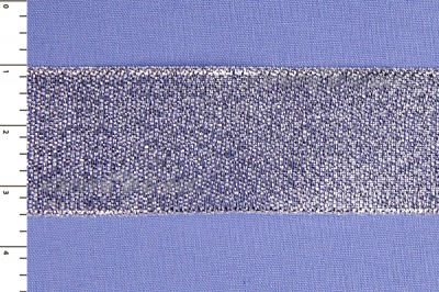 Лента парча MR-25, 25мм (33 м)  серебро - купить в Биробиджане. Цена: 403.62 руб.