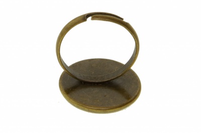 Заготовка для рукоделия металлическая фигурная для кольца 15мм - купить в Биробиджане. Цена: 7.44 руб.