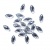 Стразы пришивные акриловые арт.#46/17 - "Кристал", 6х12 мм - купить в Биробиджане. Цена: 0.69 руб.
