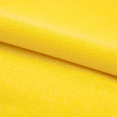 Креп стрейч Амузен 12-0752, 85 гр/м2, шир.150см, цвет жёлтый - купить в Биробиджане. Цена 194.07 руб.
