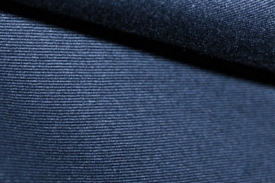 Ткань костюмная 8874/3, цвет темно-синий, 100% полиэфир - купить в Биробиджане. Цена 433.60 руб.