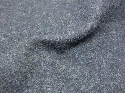 Ткань костюмная п/шерсть №2096-2-2, 300 гр/м2, шир.150см, цвет т.серый - купить в Биробиджане. Цена 517.53 руб.