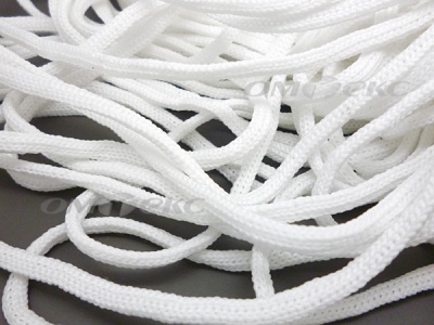 Шнур В-036 4 мм мелкое плетение 100 м белый - купить в Биробиджане. Цена: 2.02 руб.