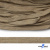 Шнур плетеный d-8 мм плоский, 70% хлопок 30% полиэстер, уп.85+/-1 м, цв.1022-бежевый - купить в Биробиджане. Цена: 742.50 руб.