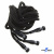 Шнурки #106-04, круглые 130 см, декор.наконечник, цв.чёрный - купить в Биробиджане. Цена: 31.89 руб.