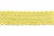 Тесьма кружевная 0621-1212А, шир. 45 мм/уп. 20+/-1 м, цвет 017-жёлтый - купить в Биробиджане. Цена: 1 033.32 руб.