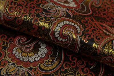 Ткань костюмная жаккард, 135 гр/м2, шир.150см, цвет бордо№6 - купить в Биробиджане. Цена 441.95 руб.