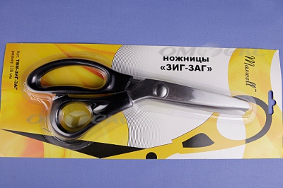 Ножницы ЗИГ-ЗАГ "MAXWELL" 230 мм - купить в Биробиджане. Цена: 1 041.25 руб.