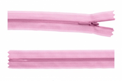 Молния потайная Т3 513, 60 см, капрон, цвет св.розовый - купить в Биробиджане. Цена: 10.13 руб.