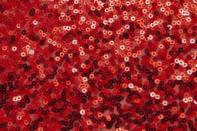 Сетка с пайетками №18, 188 гр/м2, шир.130см, цвет красный - купить в Биробиджане. Цена 371 руб.