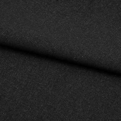 Ткань костюмная 24880 2022, 220 гр/м2, шир.150см, цвет чёрный - купить в Биробиджане. Цена 451 руб.