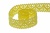 Тесьма кружевная 0621-1059, шир. 20 мм/уп. 20+/-1 м, цвет 017-жёлтый - купить в Биробиджане. Цена: 507.67 руб.