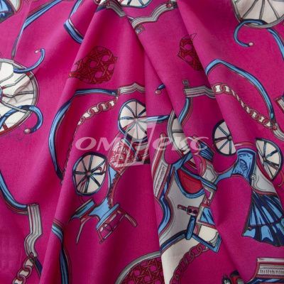 Плательная ткань "Фламенко" 16.3, 80 гр/м2, шир.150 см, принт этнический - купить в Биробиджане. Цена 243.96 руб.