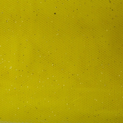 Сетка Глиттер, 24 г/м2, шир.145 см., желтый - купить в Биробиджане. Цена 117.24 руб.