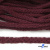 Шнур плетеный d-6 мм круглый, 70% хлопок 30% полиэстер, уп.90+/-1 м, цв.1070-бордовый - купить в Биробиджане. Цена: 588 руб.