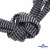 Шнурки #107-07, плоские 130 см, двухцветные цв.серый/чёрный - купить в Биробиджане. Цена: 23.03 руб.